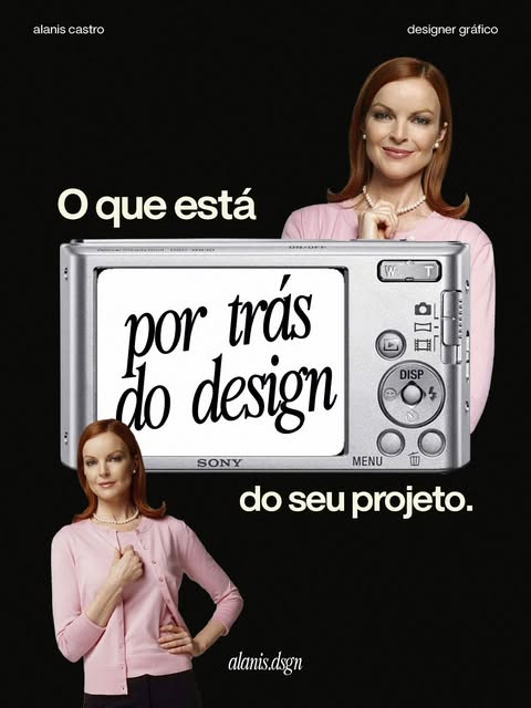 Capa do post O que está por trás do design do seu projeto, com uma câmera digital.